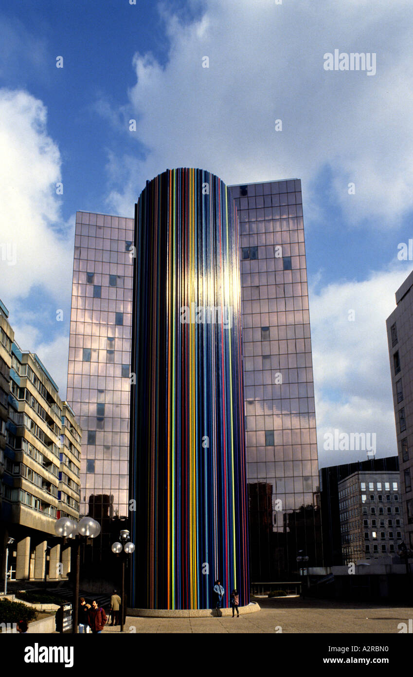 Paris La Defense französischer Architektur Modern Frankreich Stockfoto