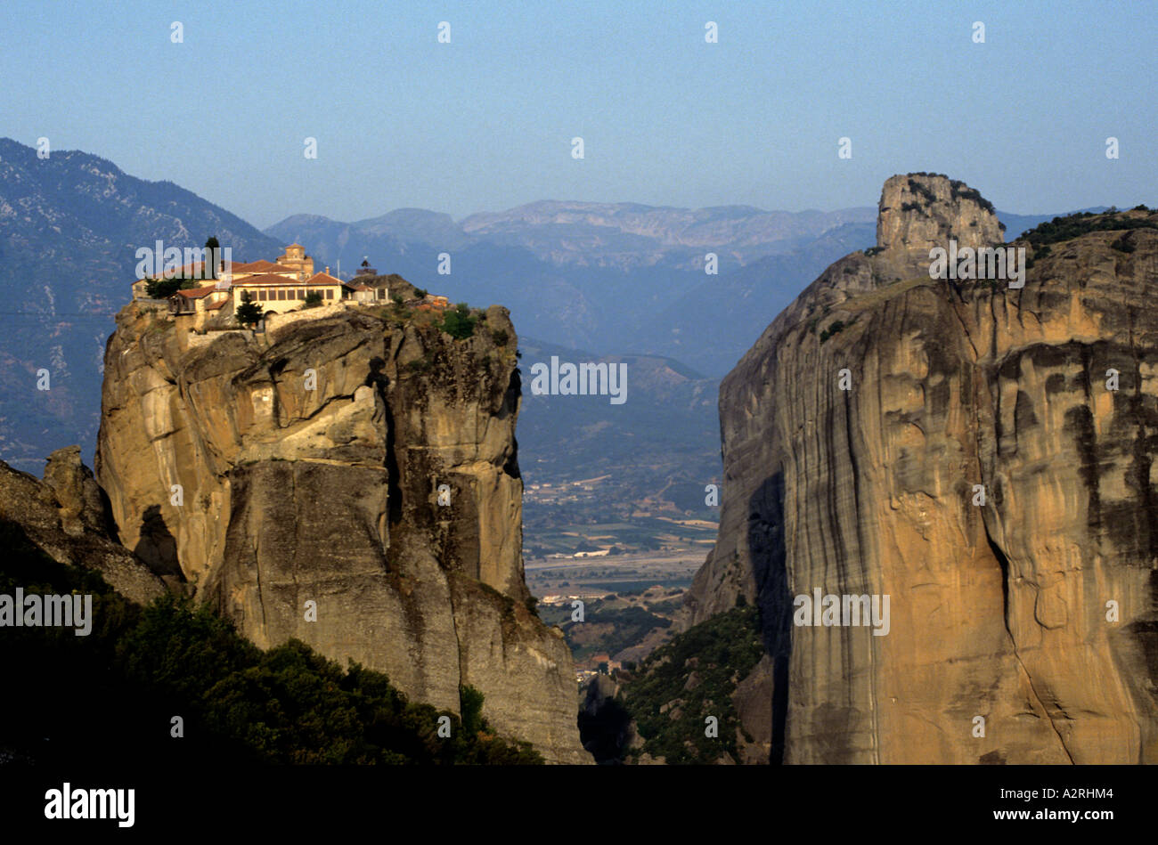 Vaarlam Kloster Meteora Klöster Mazedonien Griechenland Stockfoto