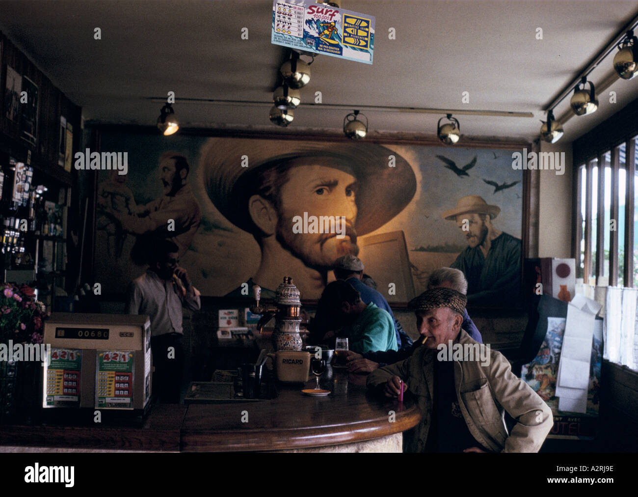 Bar in Arles Provence Frankreich Stockfoto