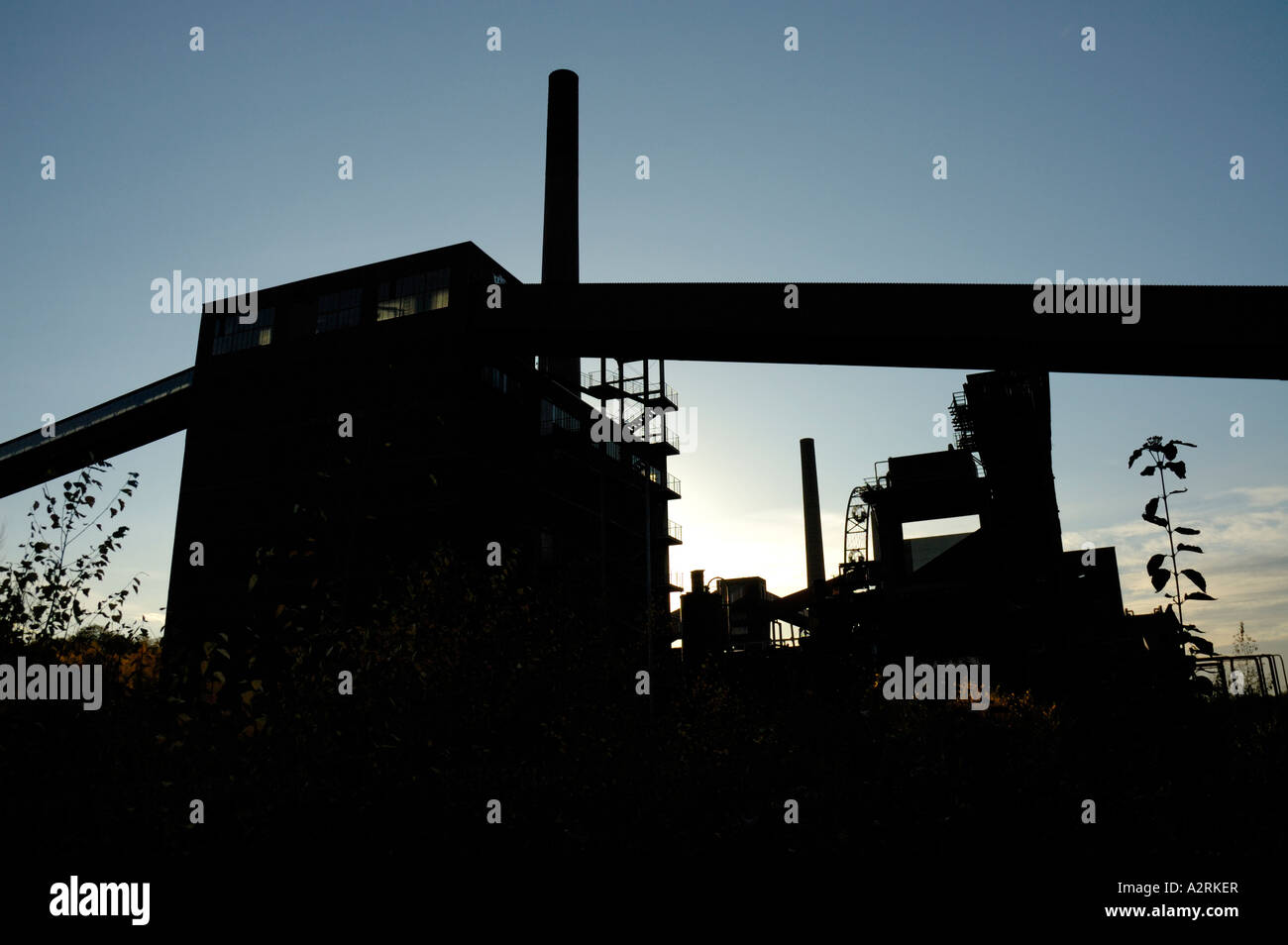 Stillgelegte Kokerei, Essen, Deutschland. Stockfoto
