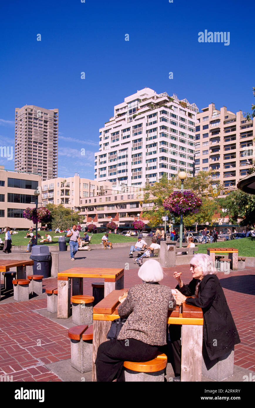 "Victor Steinbrück" Park Downtown Seattle Washington State USA Stockfoto