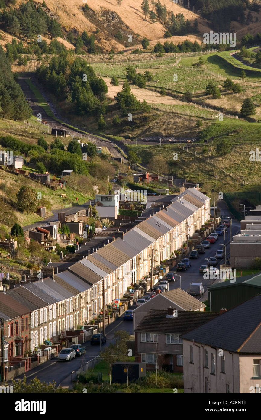 Blaengwynfi Treorchy Glamorgan Rhondda Tal Wales Stockfoto