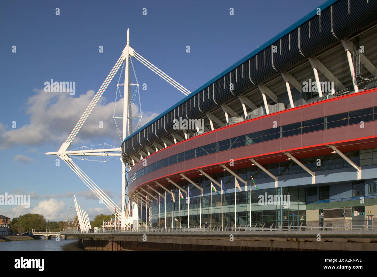 Millennium Stadium Cardiff Bay Cardiff Wales Stockfoto