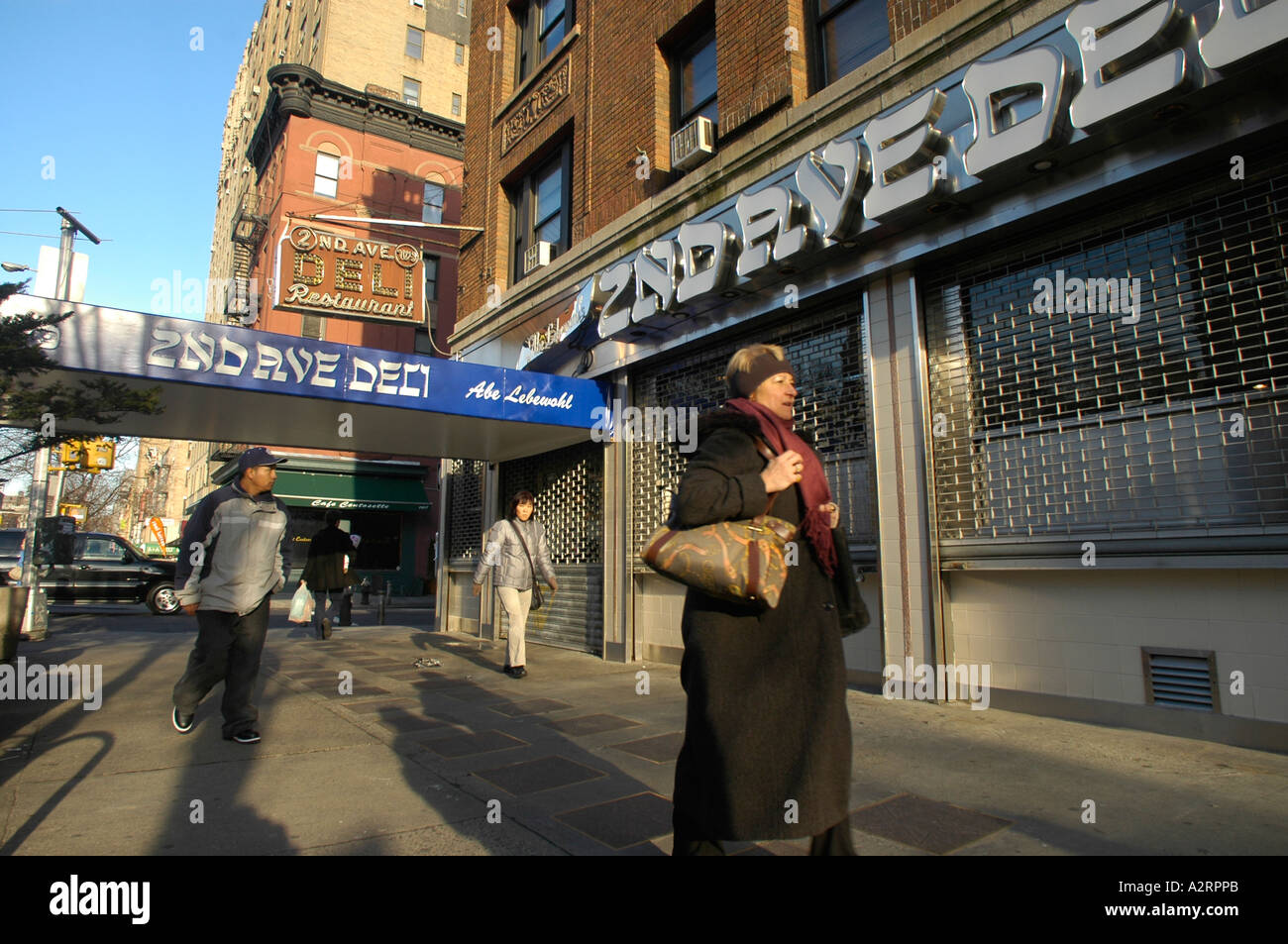 Geschlossen Deli Second Ave. Stockfoto