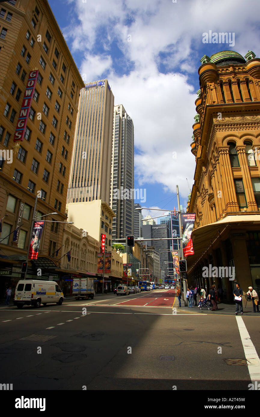 Sydney Australien George Street Stockfoto