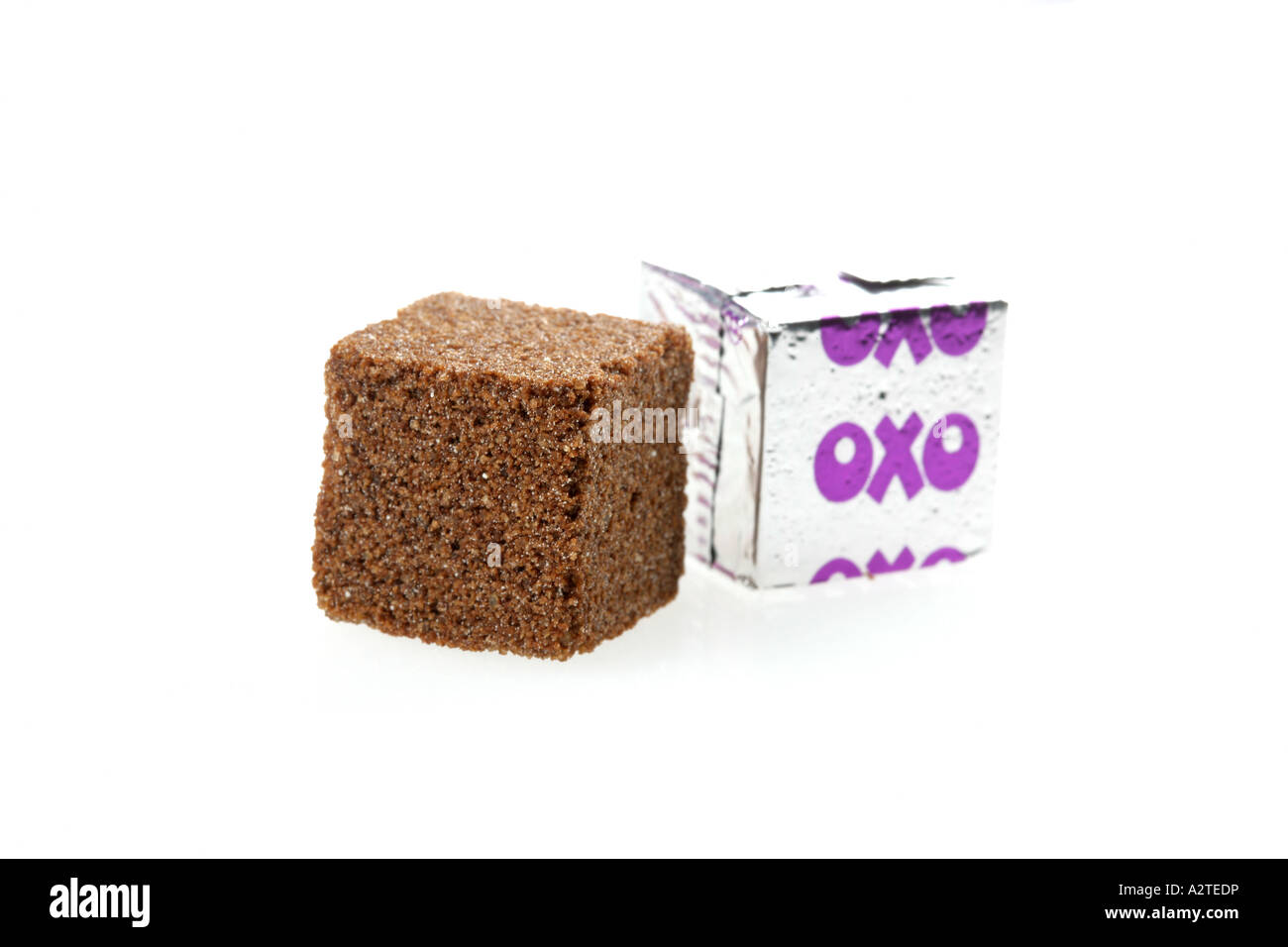 Oxo-Brühwürfel Stockfoto