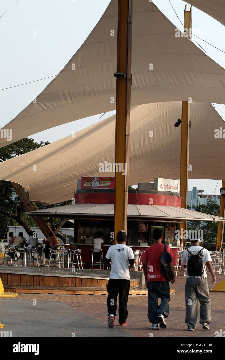 Malecon Saleda, Guayaquil Stockfoto