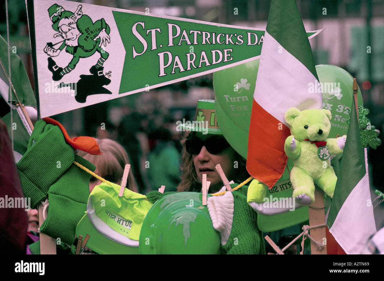 Chicago Usa St Patricks Tagesparade 1994 Stockfoto