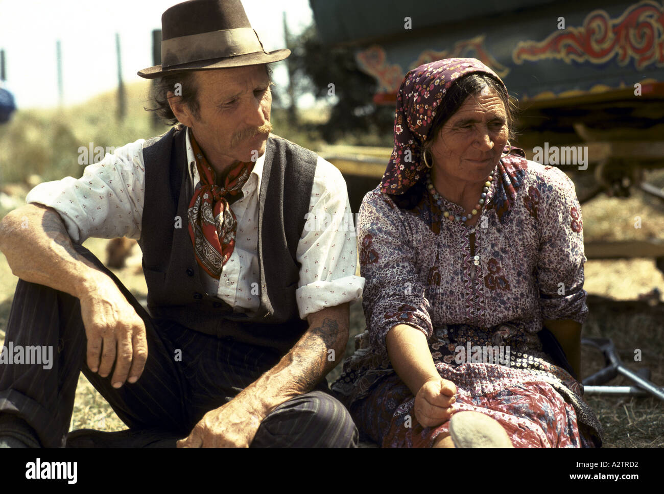 Roma Roma-Familie Rawlings 1990 Stockfoto