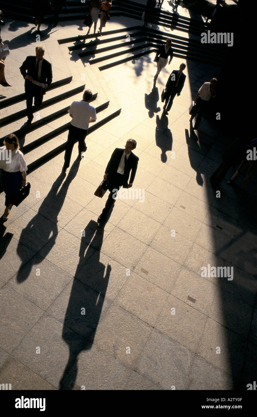 der Londoner Pendler Stockfoto