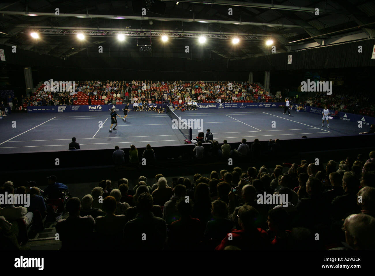Aberdeen Cup Tennis im Messe- und Konferenzzentrum. Stockfoto