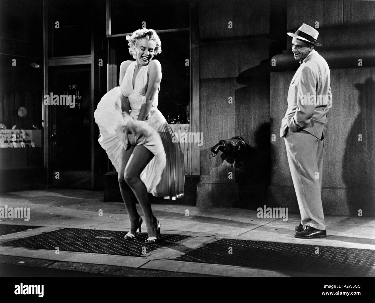 SEVEN YEAR ITCH 1955 TCF-Film mit Marilyn Monroe und Tom Ewell Stockfoto