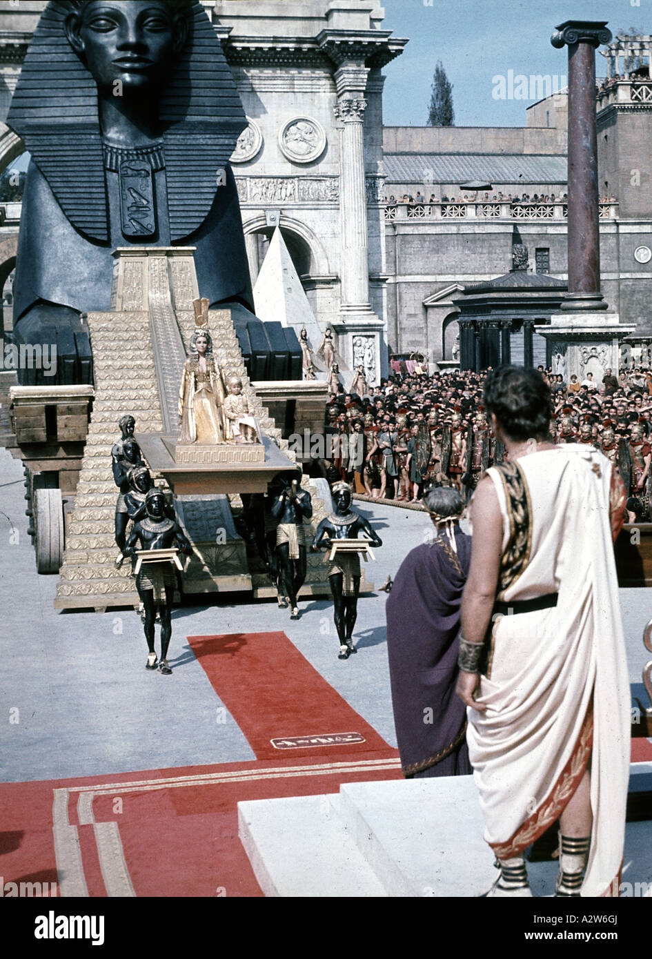 CLEOPATRA 1963 20th Century Fox Film mit Elizabeth Taylor und Richard Burton Stockfoto