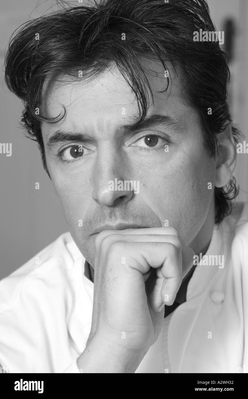 Jean Christophe Novelli Michelin Sterne Koch und co-Moderatorin der Hölle s Küche Stockfoto