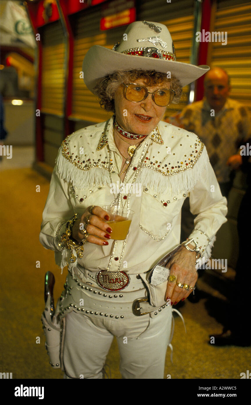 Ein Cowgirl in The Festival of Country Music, Wembley, London, UK Stockfoto