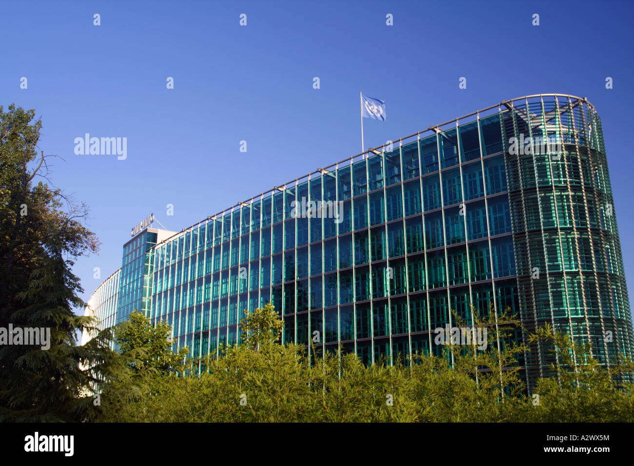 World Meteorological Organization Headquarters in Genf, Schweiz Stockfoto