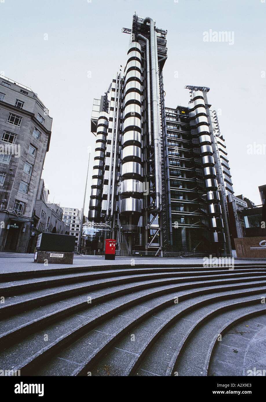 Das Lloyds-Gebäude von Richard Rogers 1 Lime Street Stadt London Stockfoto