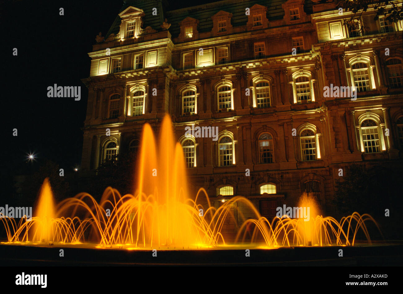 Altstadt bei Nacht Stockfoto