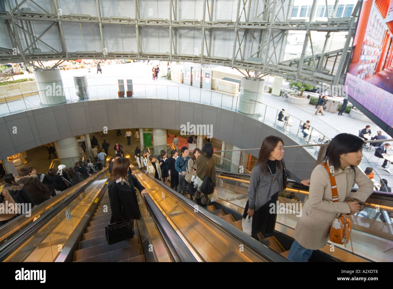 Roppongi Tokyo Japan u-Bahnstation und Einkaufszentrum in Roppongi Hills Stockfoto