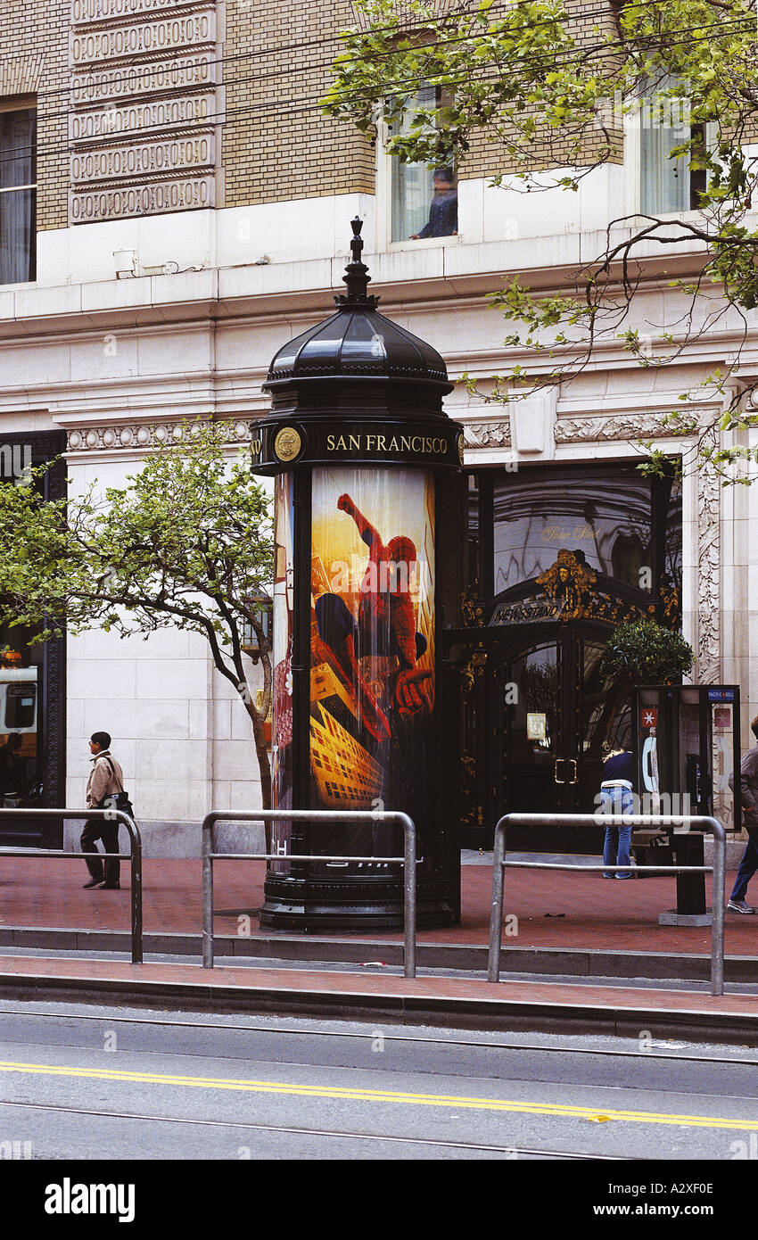 J C Decaux Ad Board San Francisco Stockfoto