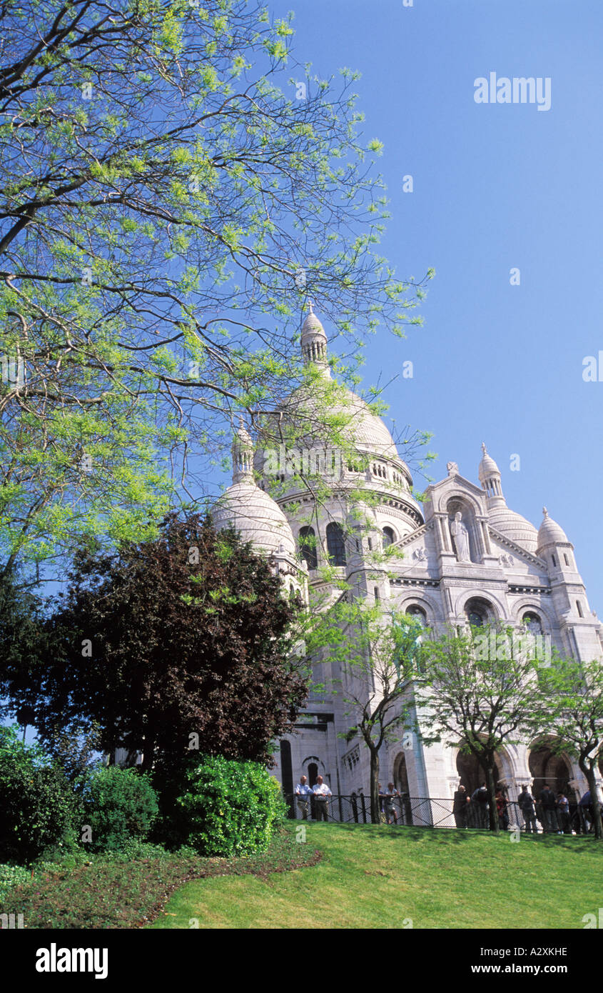 Montmartre Sacré Coeur Basilika katholische Kirche, Paris, Frankreich Stockfoto
