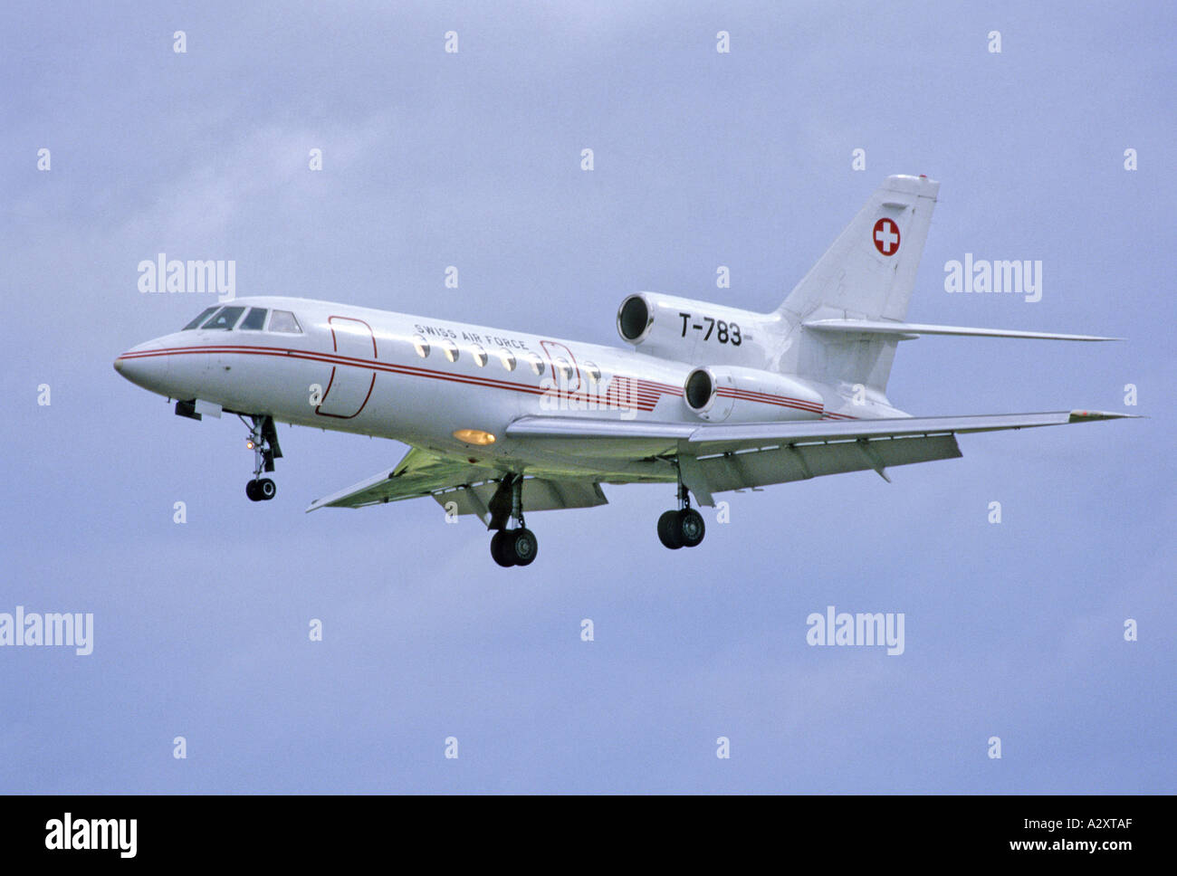 Schweizer Luftwaffe Dassault Falcon 50 Stockfoto