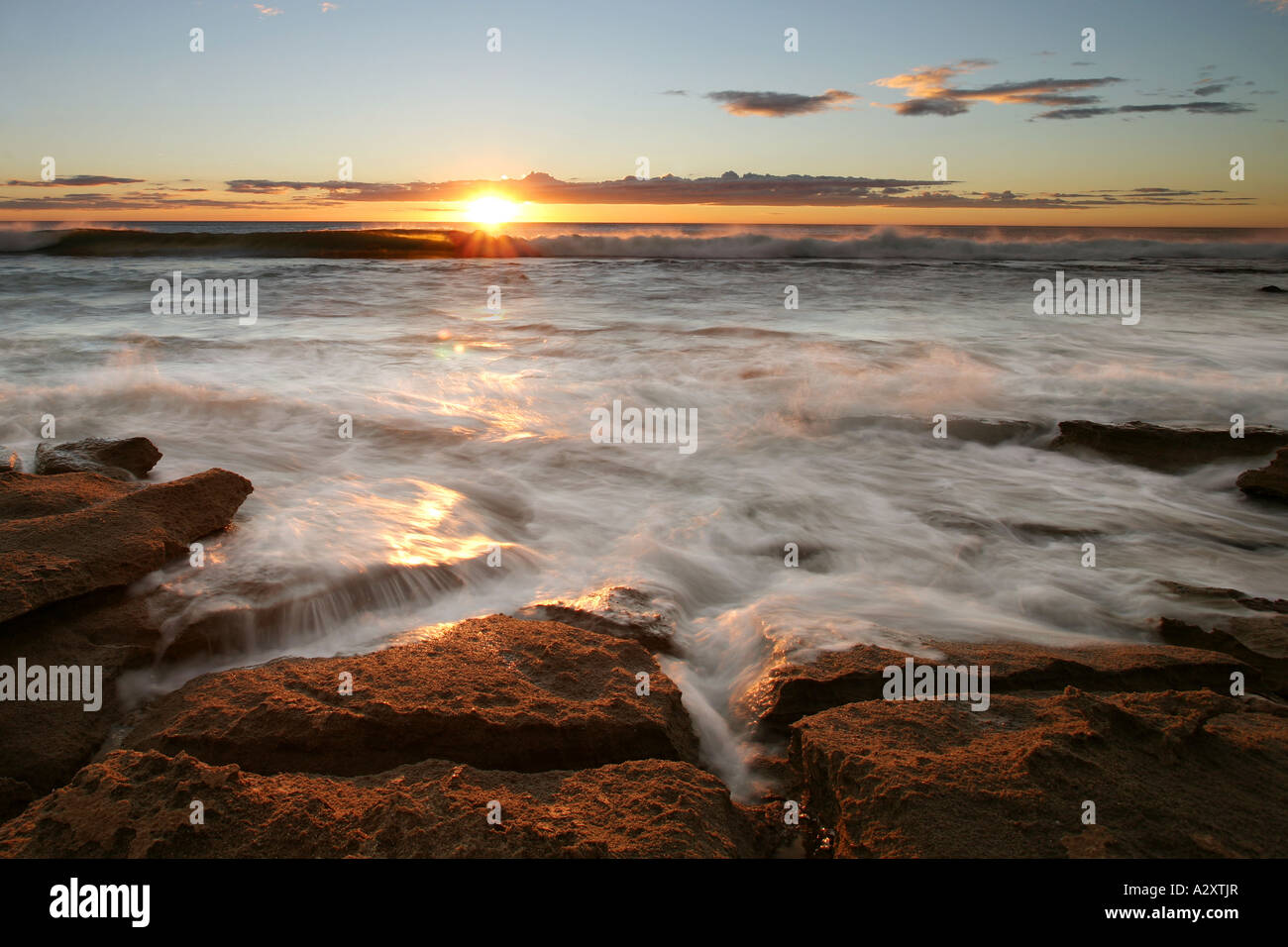 Kalbarri Sonnenuntergang West Australien WA Stockfoto
