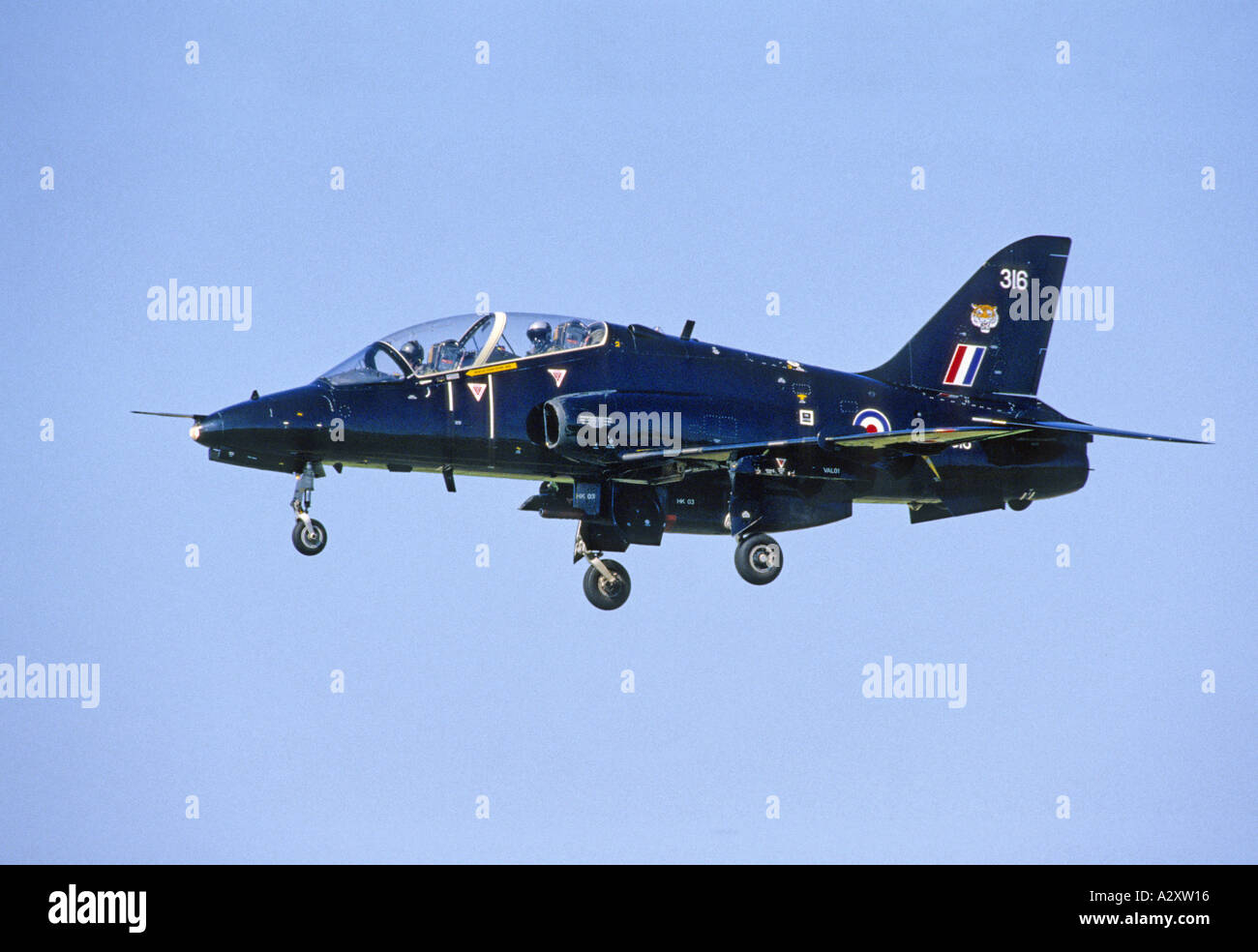RAF Hawk T1A Schulflugzeug Stockfoto