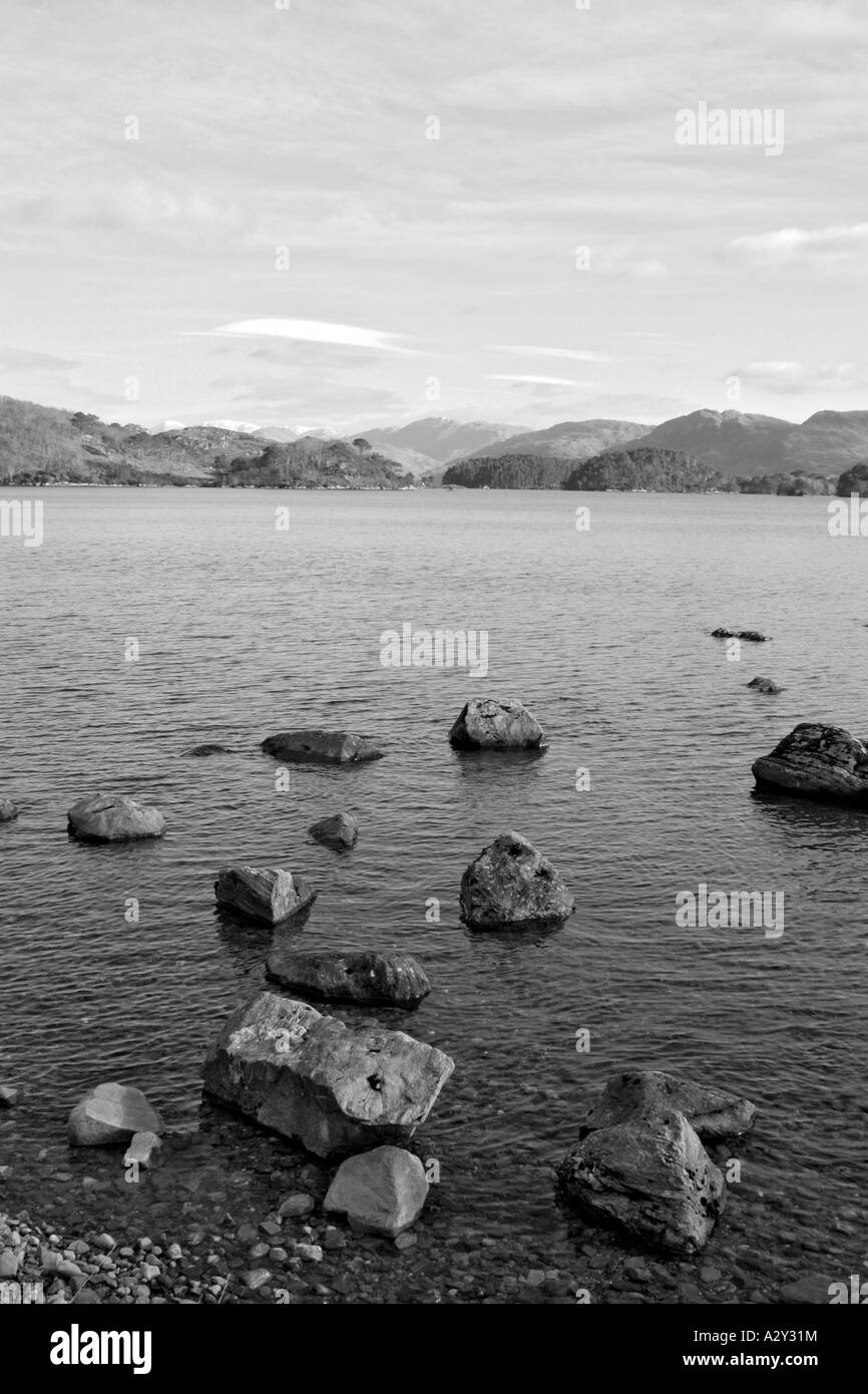 Loch Morar, Westküste Schottlands, portrait Stockfoto