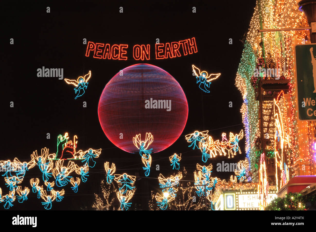 Osborne Lichter in der Disney MGM (aka Disney Hollywood Studios) Studios Orlando, Florida Stockfoto