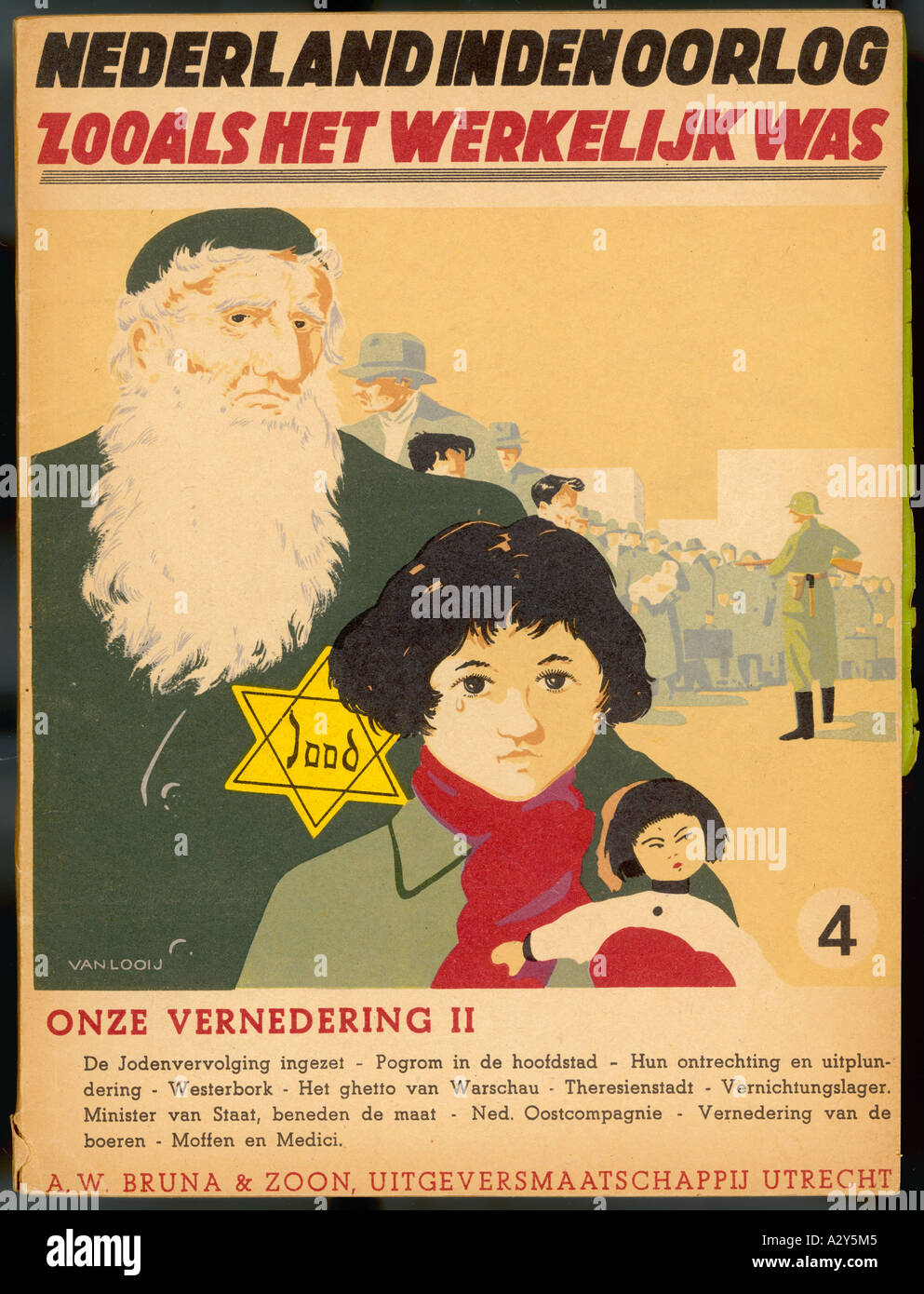 2. Weltkrieg 1940 niederländischen Juden Stockfoto