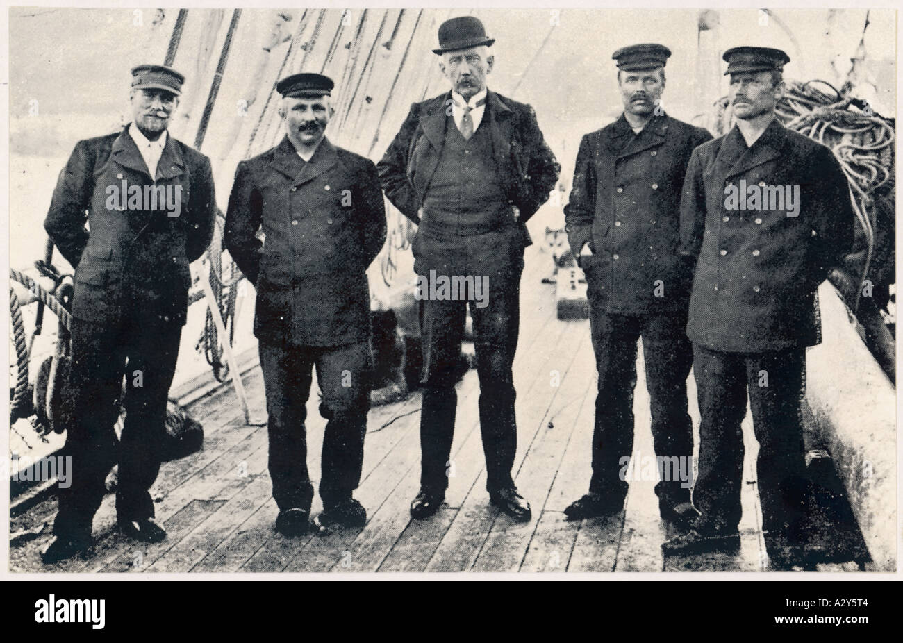 Amundsen Team Hobart Stockfoto