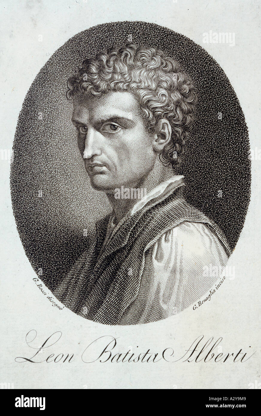 Leon Battista Alberti Stockfoto