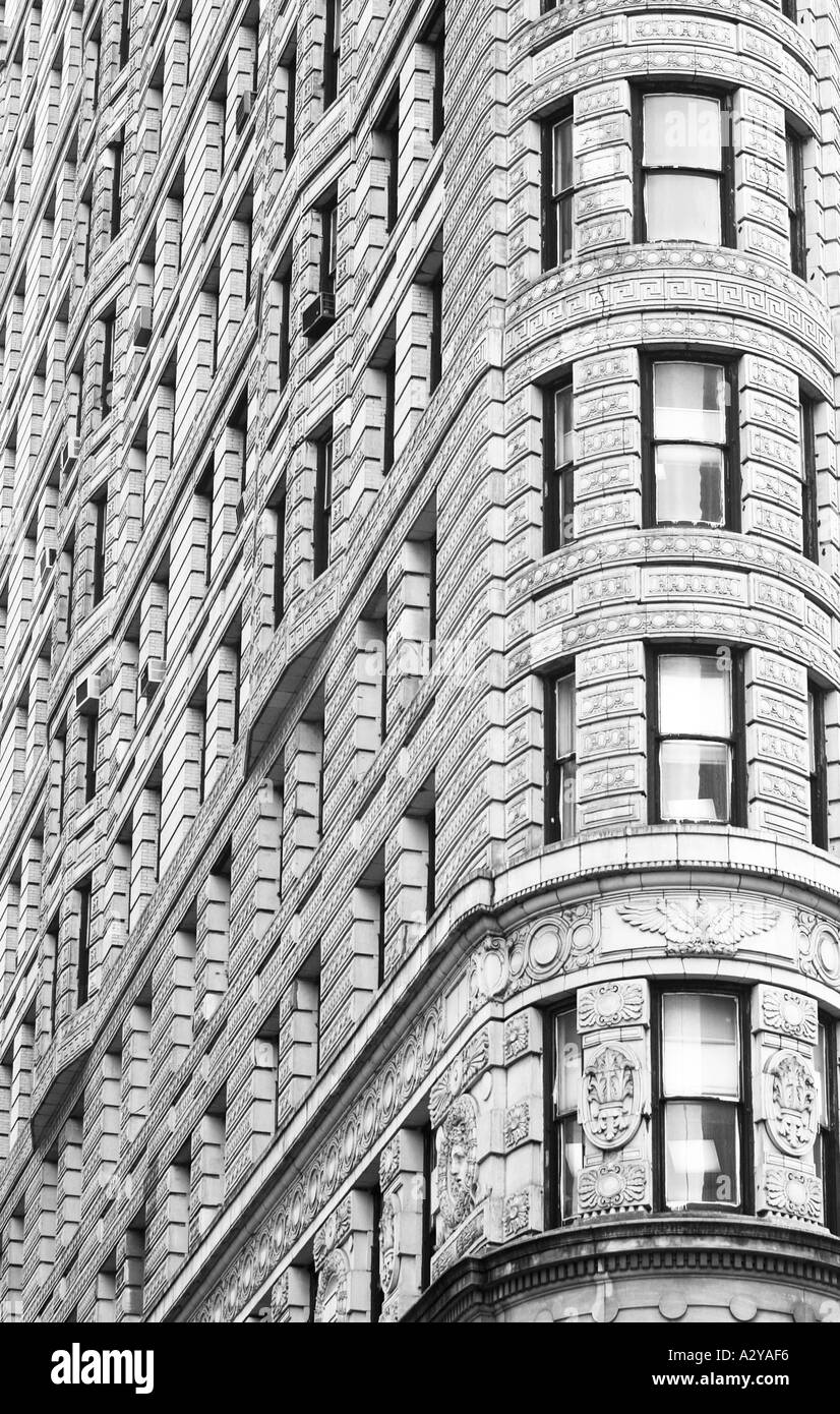 New Yorks Flatiron Building, entworfen von Daniel Burnham Stockfoto