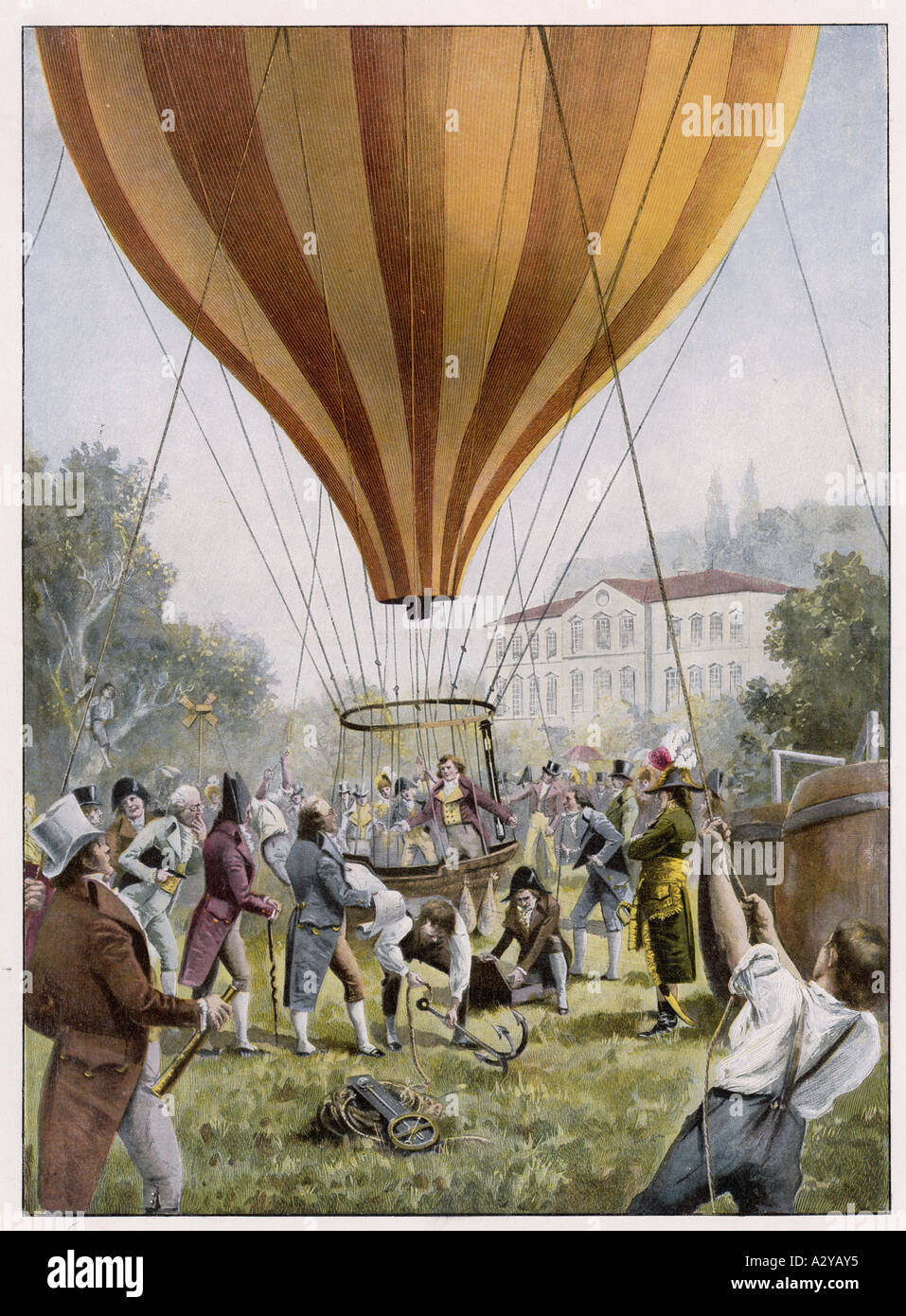 Gay-Lussac-Balloonflight Stockfoto