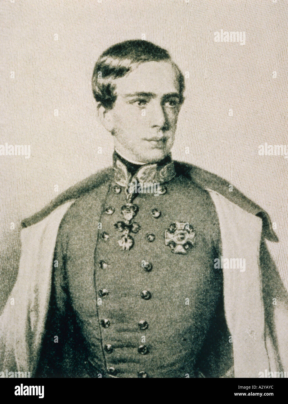 Franz Joseph 1849 Stockfoto