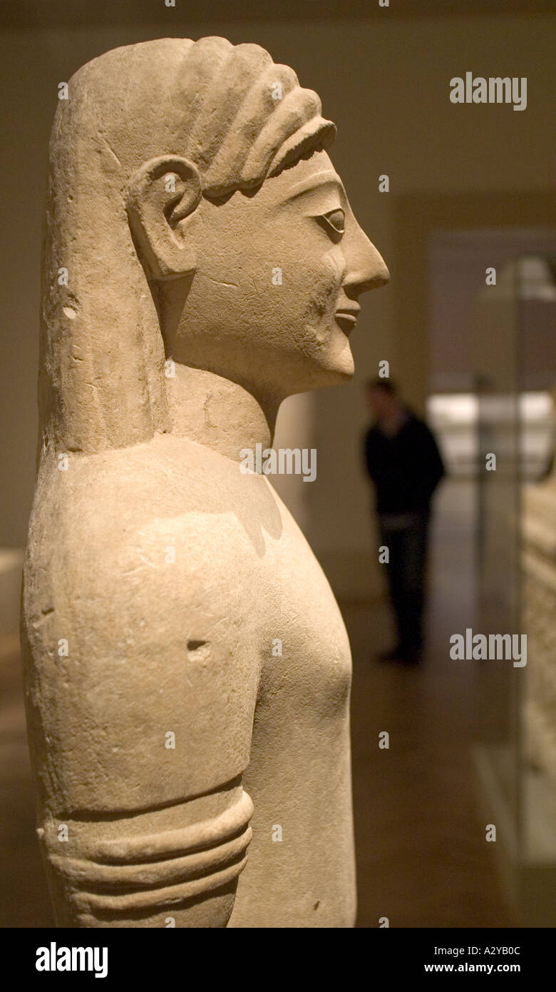 Statue im Metropolitan Museum of Art New York USA Kredit LIGHTWORKS Medien ALAMY Stockfoto