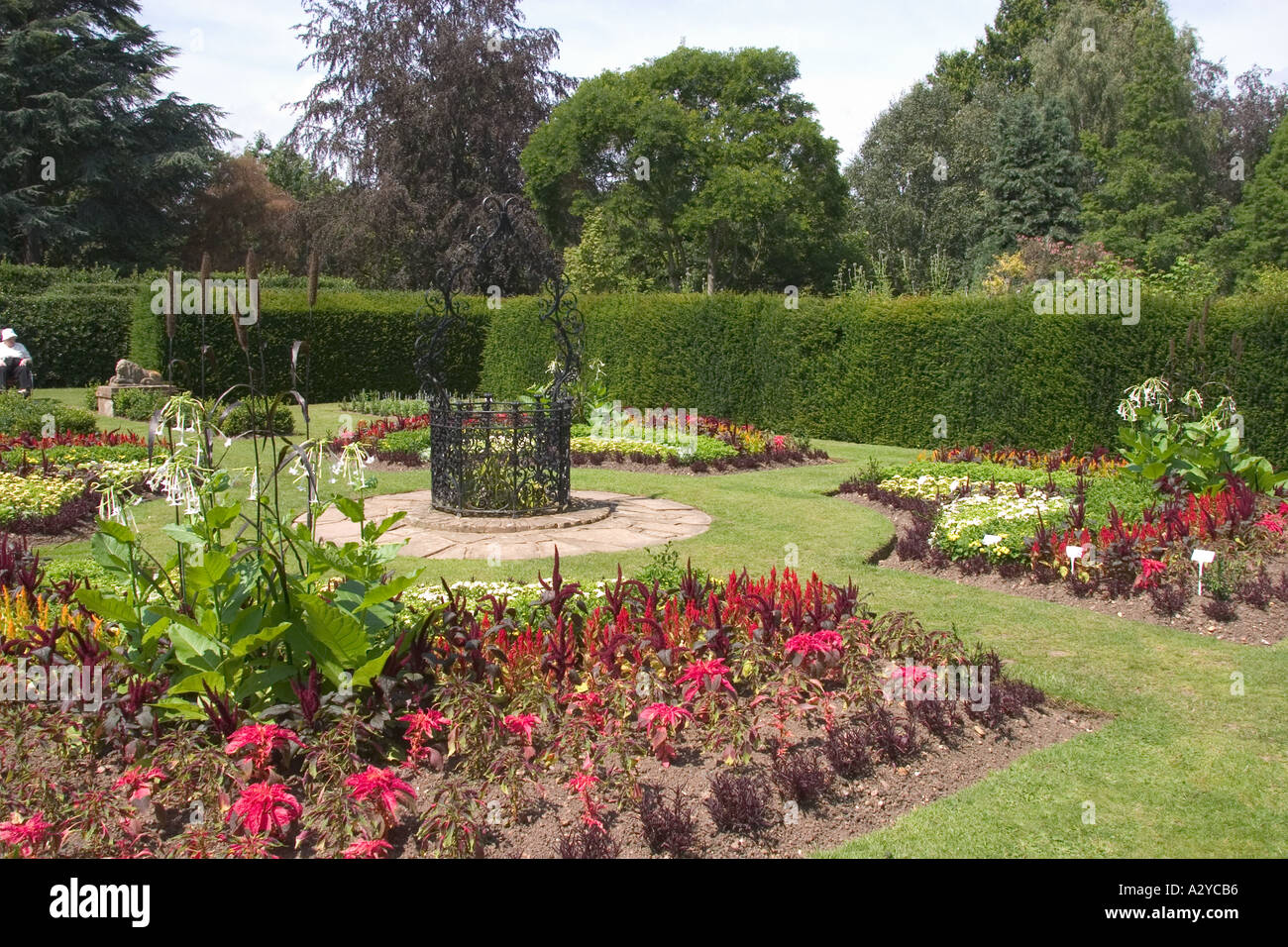 Garten bei Capel Manor College Enfield Middlesex uk Stockfoto