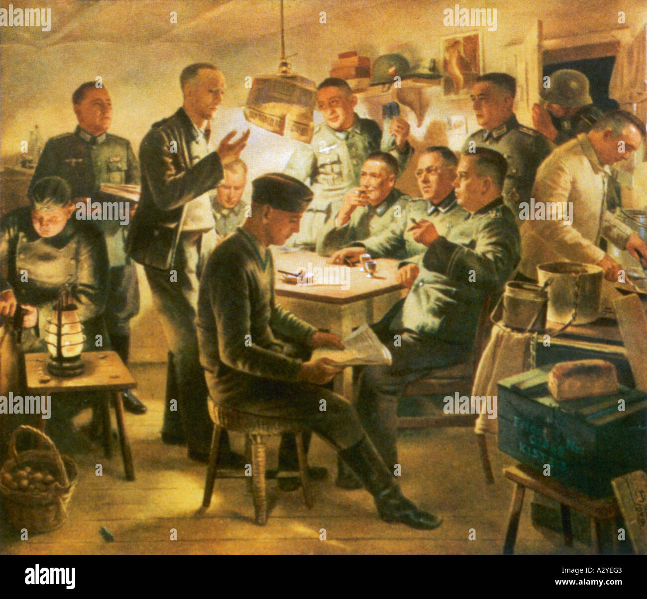 Nazi inspirierte Kunst Stockfotografie Alamy