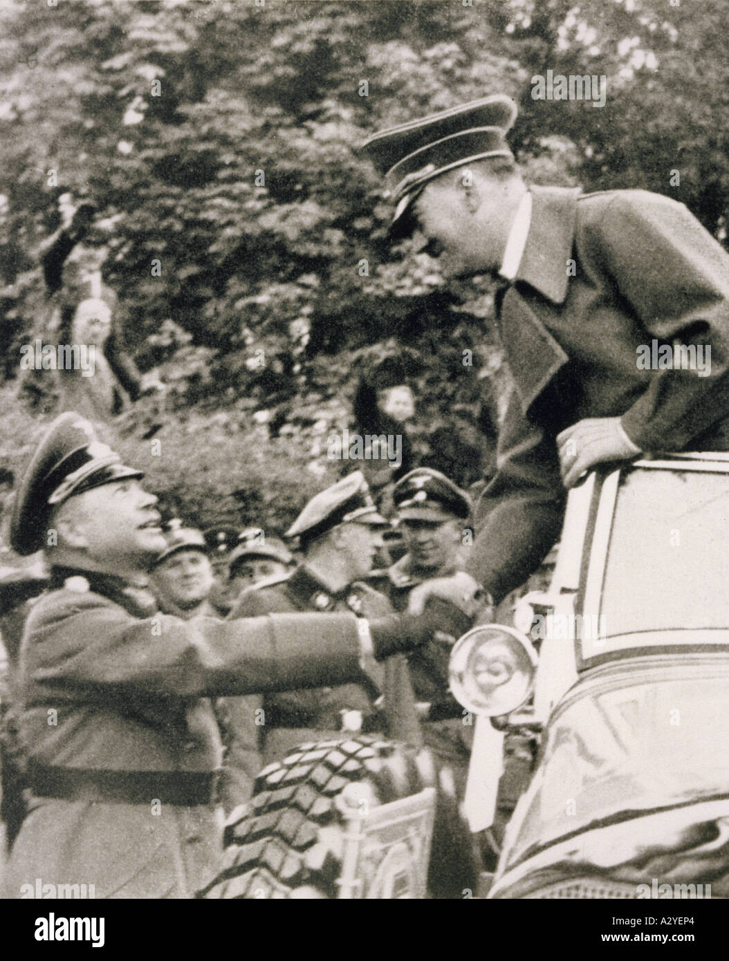 Guderian Hitler Stockfoto
