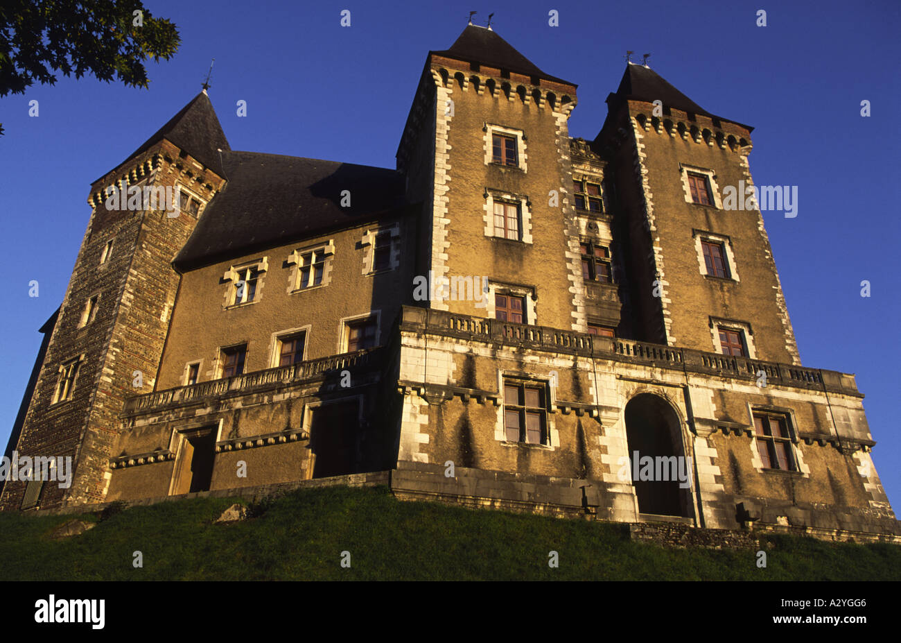 Das Schloss Pau Pyrenäen Frankreich Stockfoto