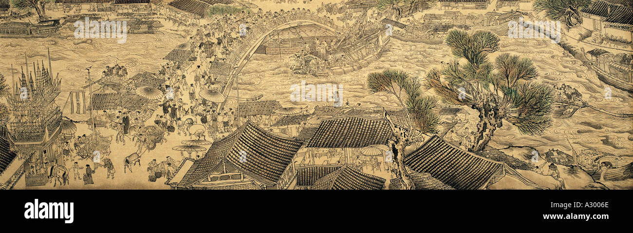 Kunst, Malerei, China Stockfoto