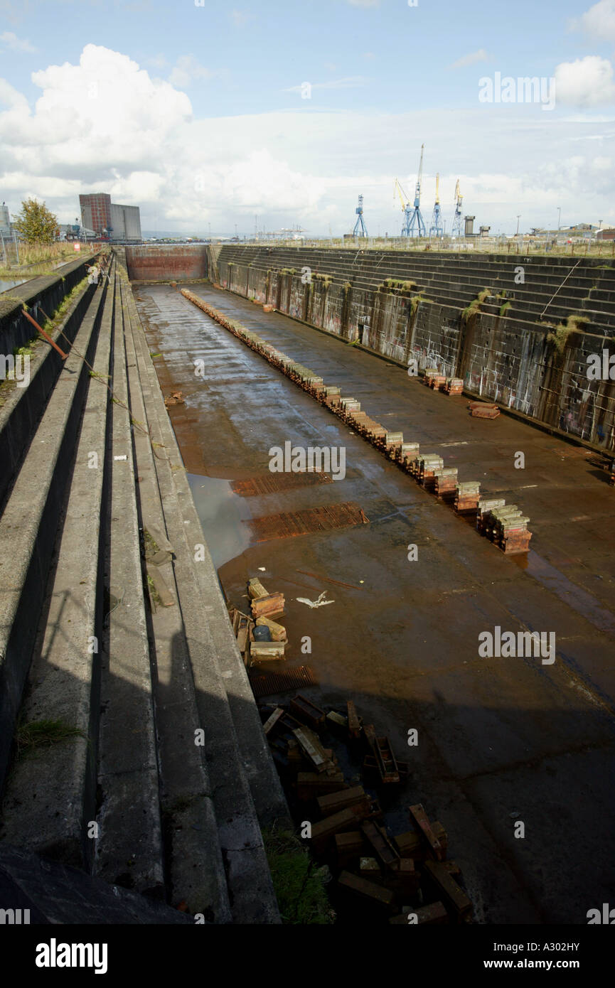 Thompson Graving Dock, Belfast Stockfoto