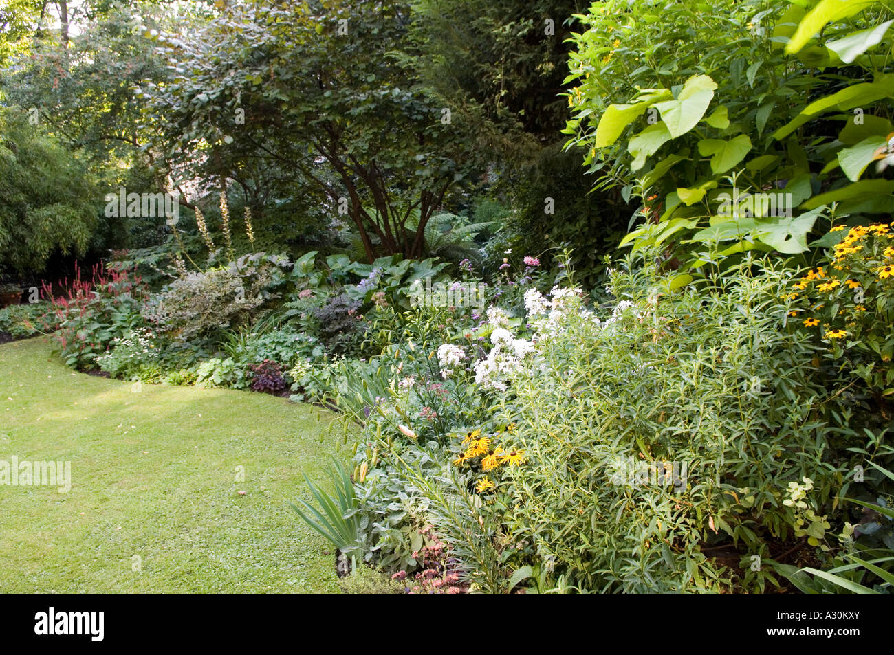 Garten des frühen 19. Jahrhunderts regency Haus, erbaut von Sir Joseph Bazalgette Stockfoto