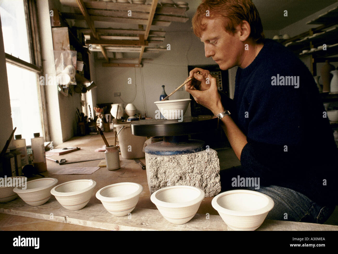 Louis Mulcahey s Keramik Dingle Halbinsel s w Irland 1991 Stockfoto