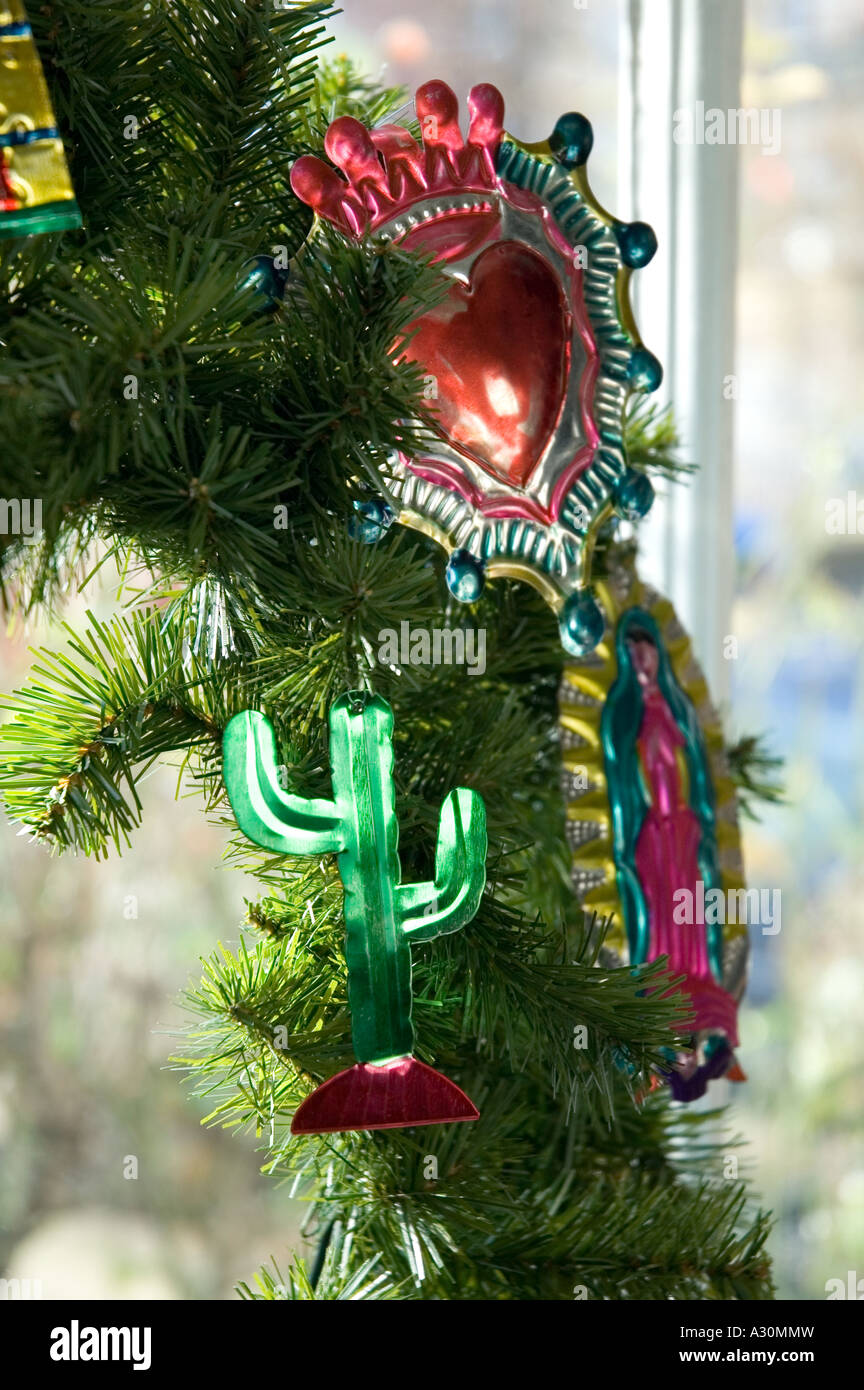 Weihnachtsdekoration im mexikanischen Stil Stockfoto