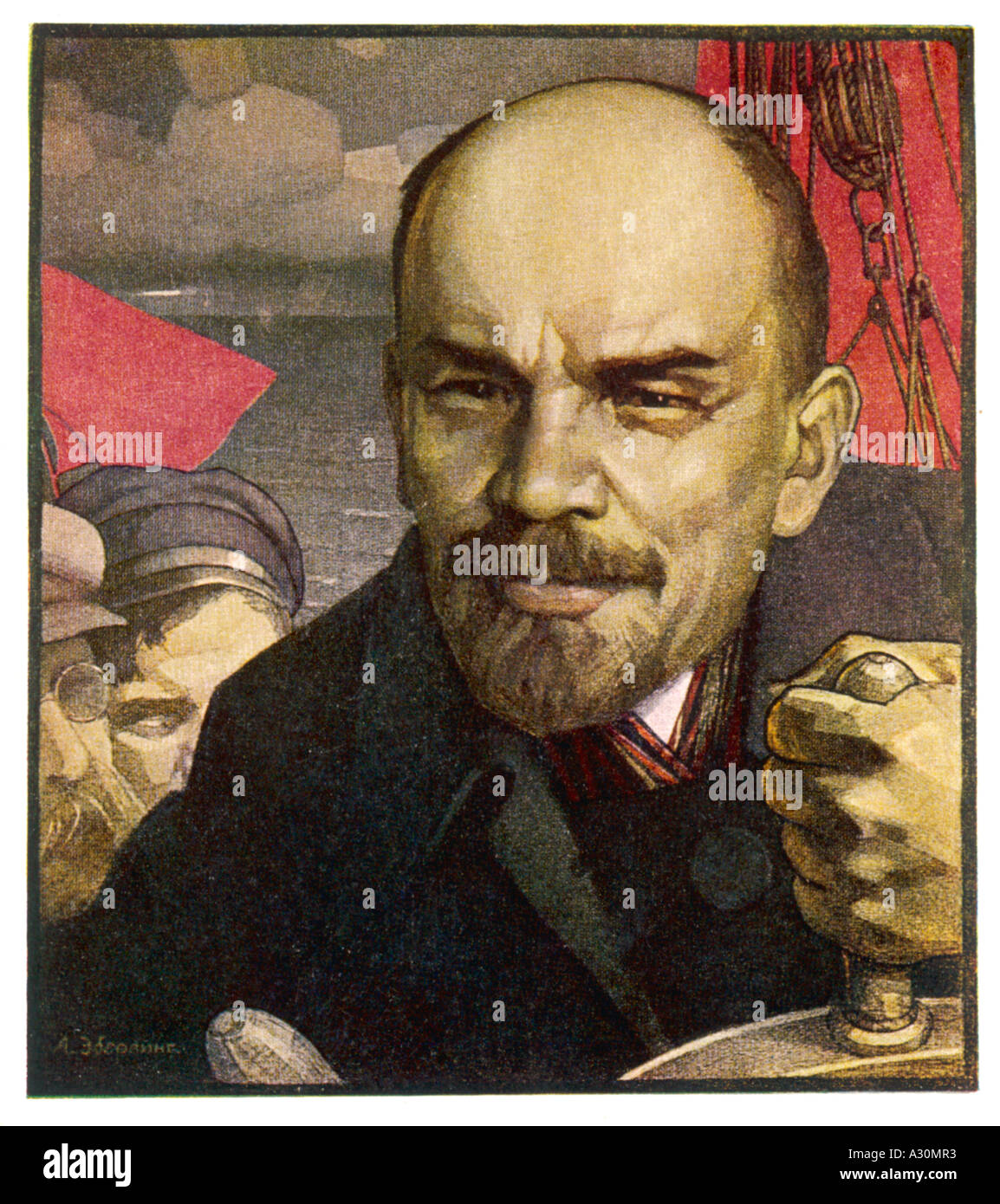 Lenin Eberling Cartoon Stockfoto