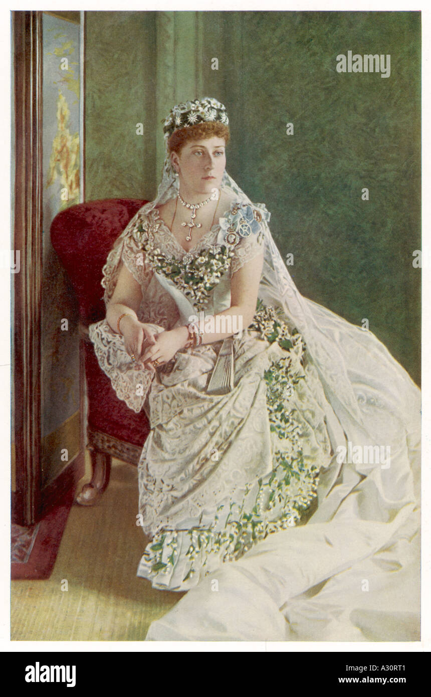 Beatrice weißen Kleid Stockfoto