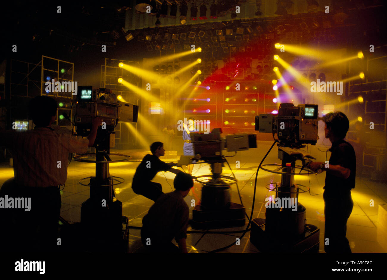 Alle Nacht Dreharbeiten auf Fuji TV-Studio, Tokio Stockfoto