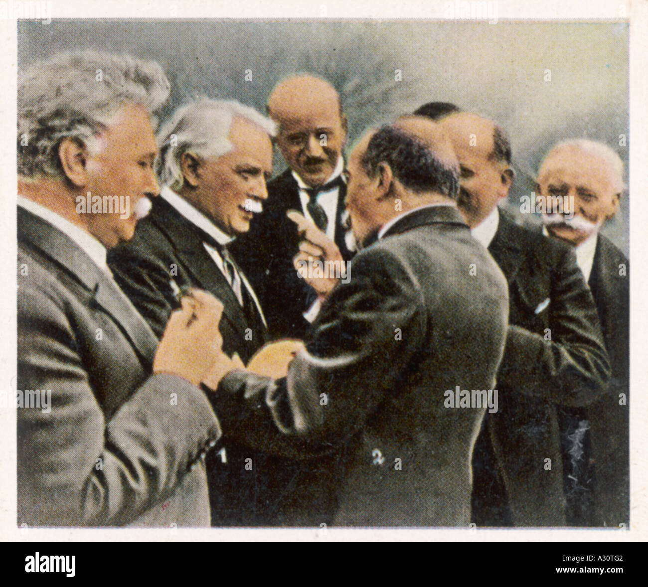 Vertrag von Rapallo 1922 Stockfoto